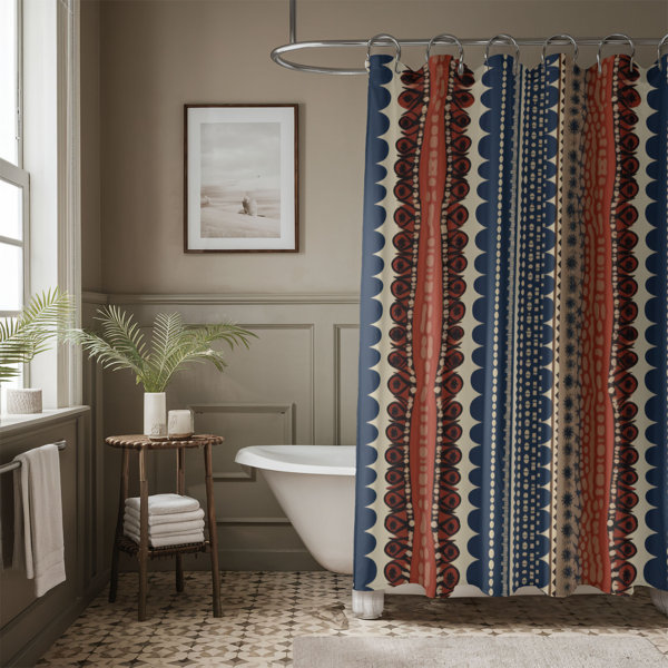 Bungalow Rose Boho Gardens - Premium Shower Curtain | Wayfair